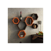 decorasia-hexagon-shape-wood-wall-shelf-number-of-shelves-6-brown-orange