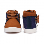 Boys & Girls Lace Sneakers  (Brown)